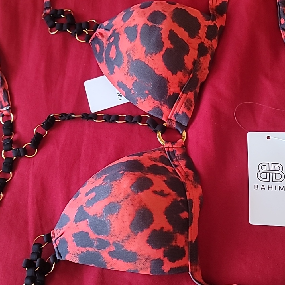 Bahimi red leopard swimwear - Picture 2 of 5